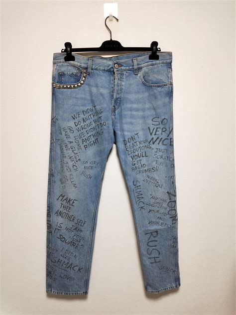 diy gucci scribbled writing print punk pants|i would like to do some punk diy projects. what are some good.